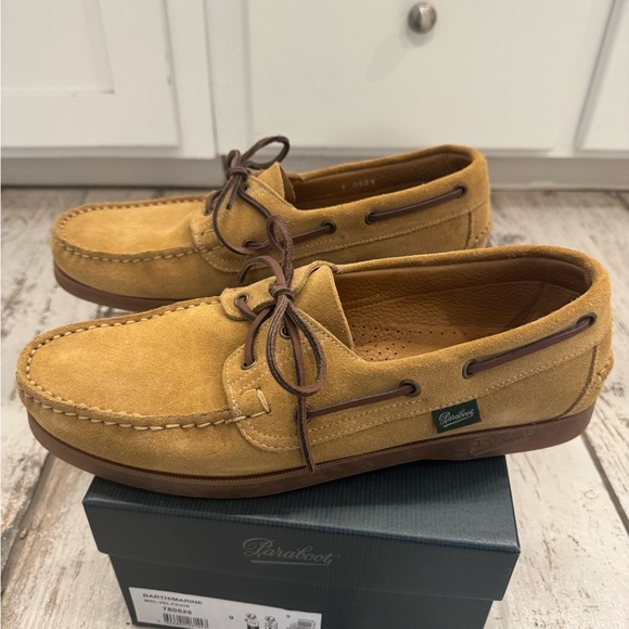 Paraboot Barth Boat Loafers Size UK 9 - Picture 5 of 6